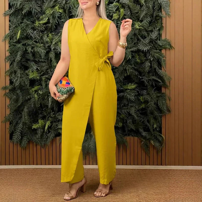 Lilianna | Stylish jumpsuit with a wrap design