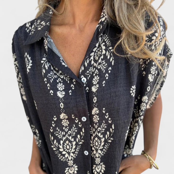 CHIARA | ABITO CAMICIA STAMPATO