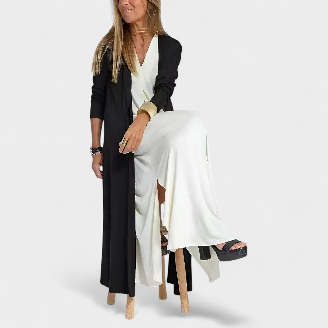 LIVIA | ABITO MAXI NERO ELEGANTE
