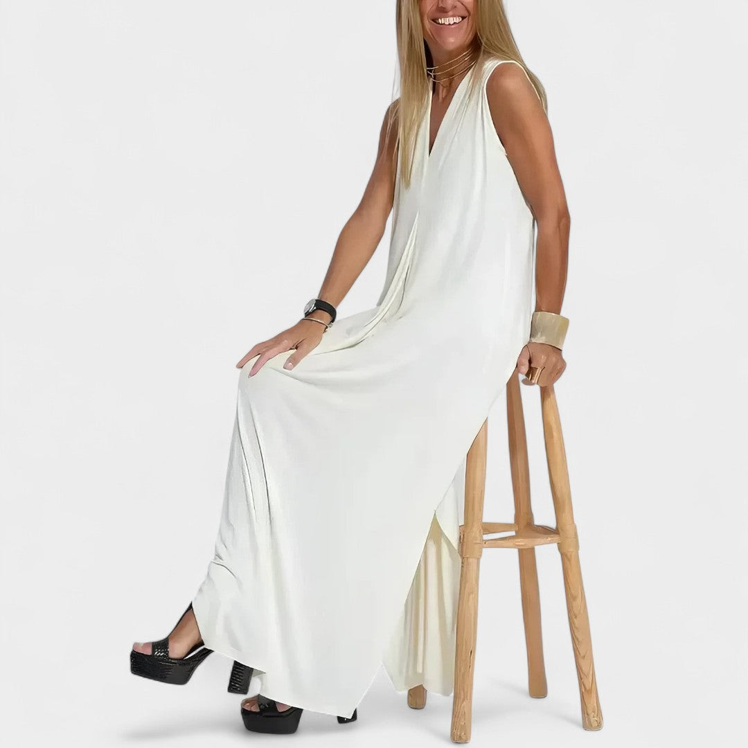 LIVIA | ABITO MAXI NERO ELEGANTE