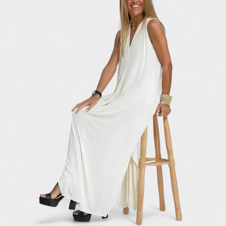 LIVIA | ABITO MAXI NERO ELEGANTE