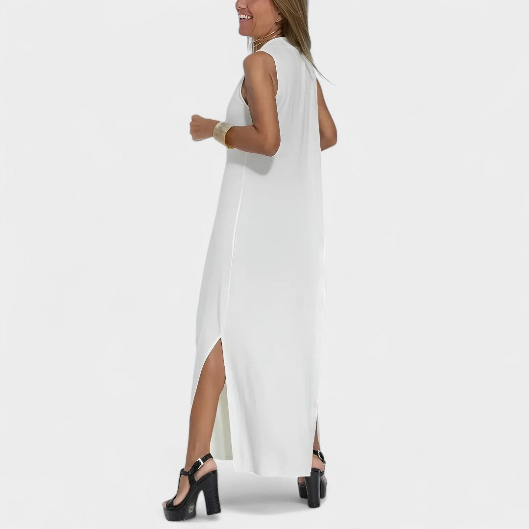 LIVIA | ABITO MAXI NERO ELEGANTE