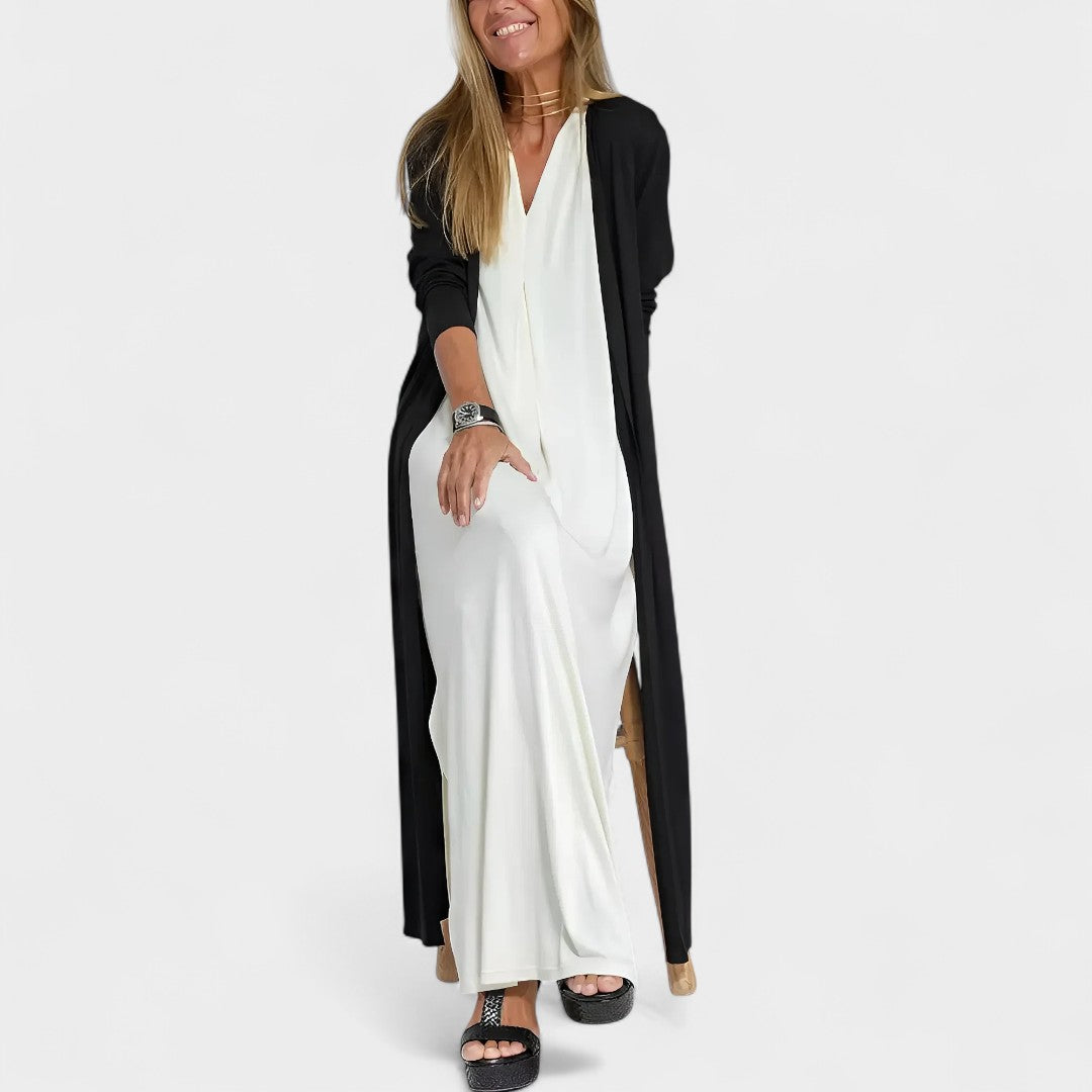 LIVIA | ABITO MAXI NERO ELEGANTE