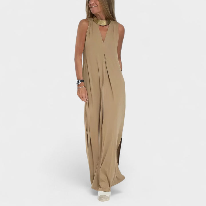 LIVIA | ABITO MAXI NERO ELEGANTE