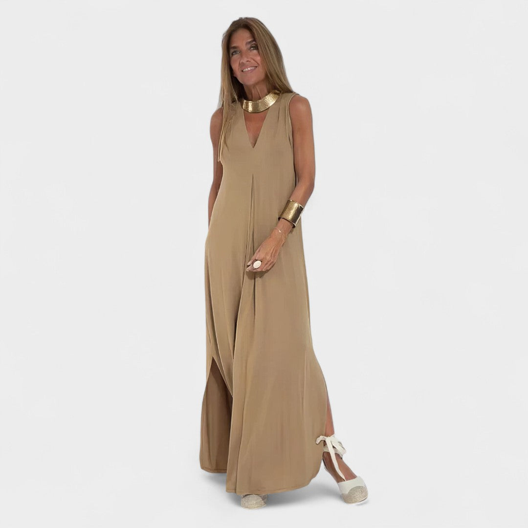 LIVIA | ABITO MAXI NERO ELEGANTE