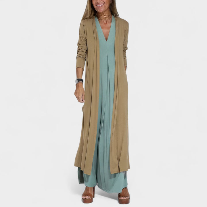 LIVIA | ABITO MAXI NERO ELEGANTE
