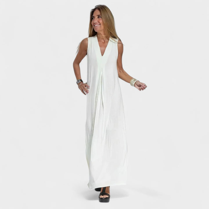 LIVIA | ABITO MAXI NERO ELEGANTE